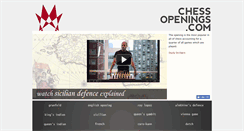 Desktop Screenshot of chessopenings.com