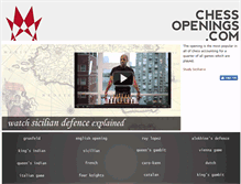 Tablet Screenshot of chessopenings.com